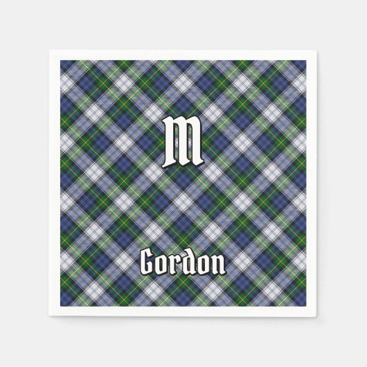 Clan Gordon Dress Tartan Napkins Serviette (Vorderseite)