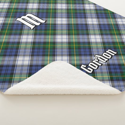Clan Gordon Dress Tartan Sherpa Blanket Sherpadecke (3/4)