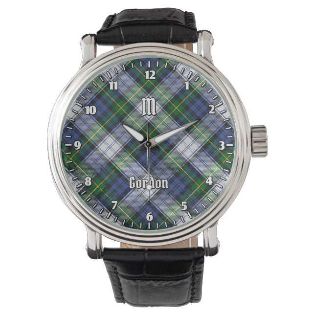 Clan Gordon Dress Tartan Watch Armbanduhr (Vorderseite)