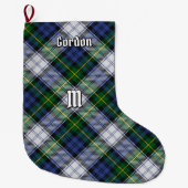 Clan Gordon Dress Tartan Weihnachts-Strumpf Großer Weihnachtsstrumpf (Vorderseite)