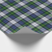 Clan Gordon Dress Tartan Wrapping Paper Geschenkpapier (Ecke)