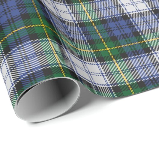 Clan Gordon Dress Tartan Wrapping Paper Geschenkpapier (Rolleneckpunkt)