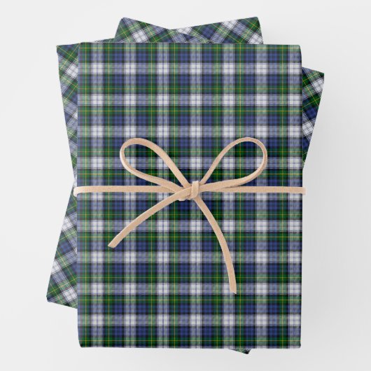 Clan Gordon Dress Tartan Wrapping Paper Sheets Geschenkpapier Set (Beispiel)