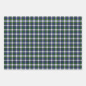 Clan Gordon Dress Tartan Wrapping Paper Sheets Geschenkpapier Set (Vorderseite)