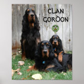 CLAN GORDON Gordon Setter Generations Poster (Vorne)