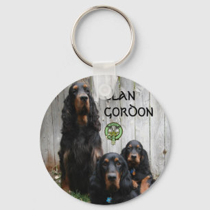 CLAN GORDON, Gordon Setter Schlüsselanhänger