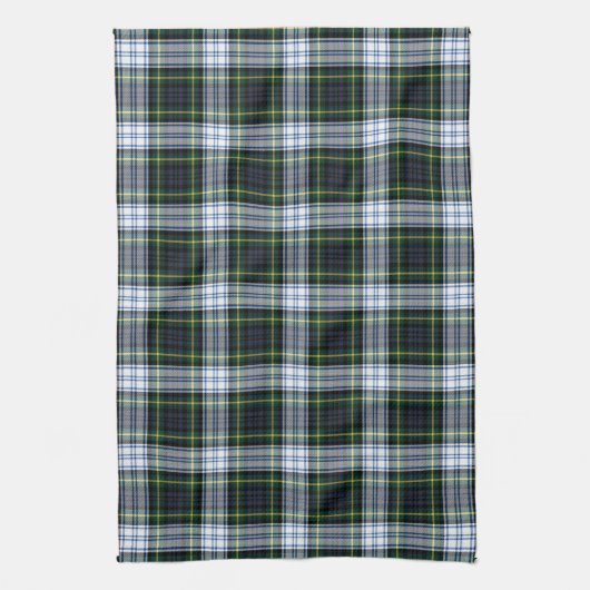 Clan Gordon Kariert Tartan Green White Karo Geschirrtuch (Vertikal)
