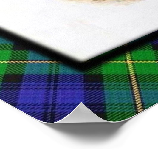 Clan Gordon Scottish Dreams Poster (Ecke)