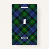 Clan Gordon Tartan Abzeichen Ausweis (Vorderseite)