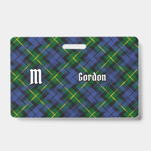 Clan Gordon Tartan Abzeichen Ausweis