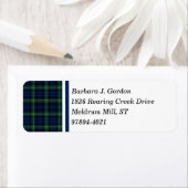 Clan Gordon Tartan Blue und Green Scott Kariert (Insitu)