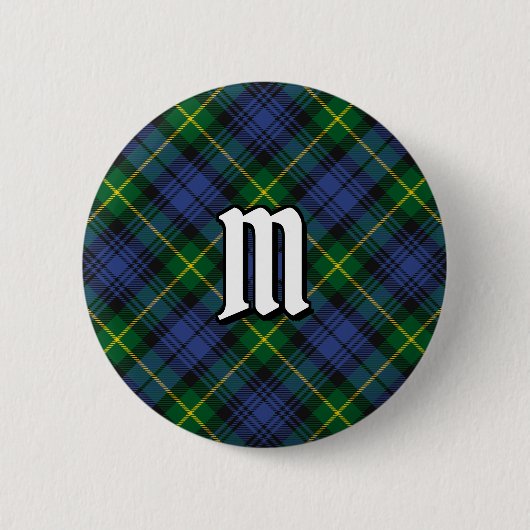 Clan Gordon Tartan Button (Vorderseite)