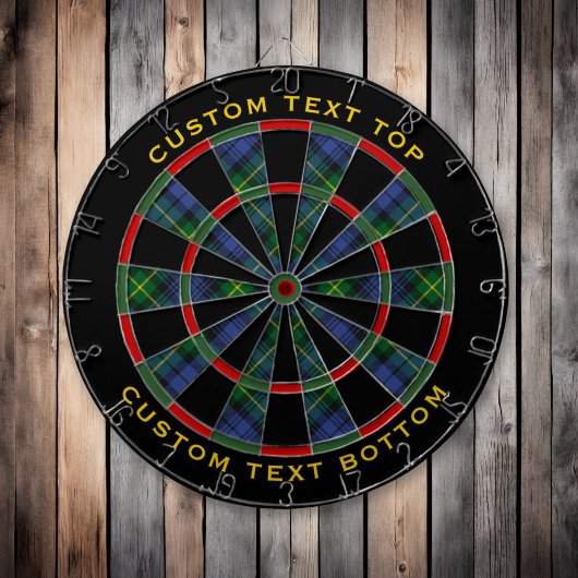Clan Gordon Tartan Dart Board Dartscheibe