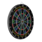 Clan Gordon Tartan Dart Board Dartscheibe (Vorderseite Links)