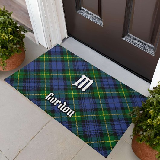 Clan Gordon Tartan Doormat Fußmatte
