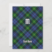 Clan Gordon Tartan Einladung (Vorderseite)