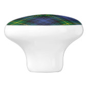 Clan Gordon Tartan Keramik Knob Keramikknauf (Seitenansicht)