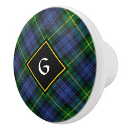 Clan Gordon Tartan Keramik Knob Keramikknauf