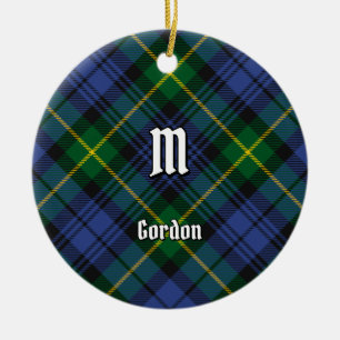 Clan Gordon Tartan Keramik Ornament