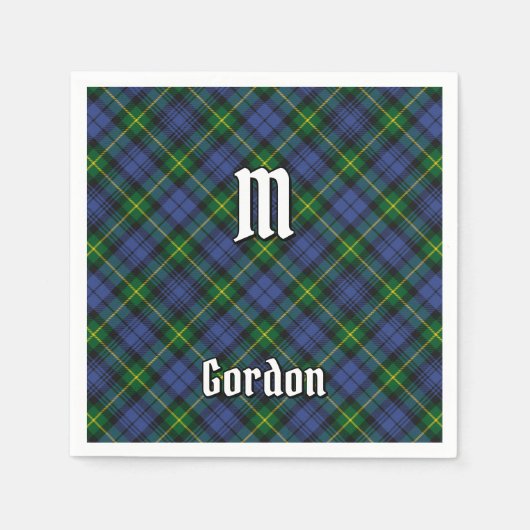 Clan Gordon Tartan Napkins Serviette (Vorderseite)