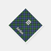 Clan Gordon Tartan Napkins Serviette (Ecke)