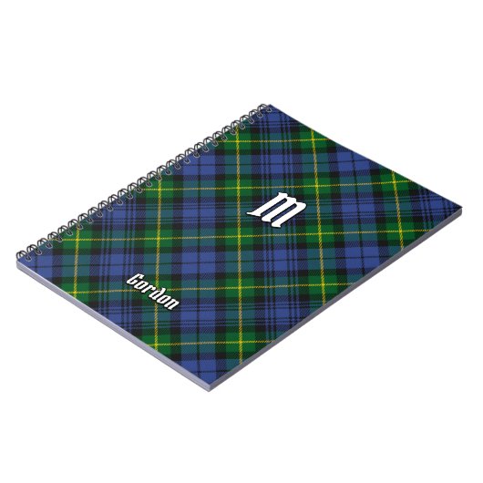 Clan Gordon Tartan Notebook Notizblock (Linke Seite)
