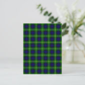 Clan Gordon Tartan Postkarte (Stehend Vorderseite)