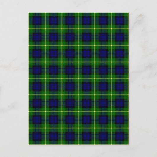 Clan Gordon Tartan Postkarte (Vorderseite)