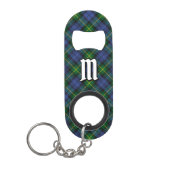 Clan Gordon Tartan Schlüsselanhänger Flaschenöffne Mini Flaschenöffner (Vorderseite)