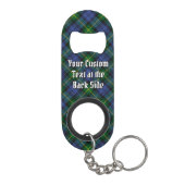Clan Gordon Tartan Schlüsselanhänger Flaschenöffne Mini Flaschenöffner (Rückseite)