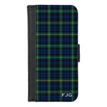 Clan Gordon Tartan Scottish Kariert Monogram