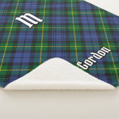 Clan Gordon Tartan Sherpa Blanket Sherpadecke (3/4)