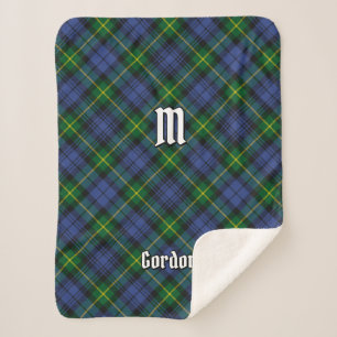 Clan Gordon Tartan Sherpa Blanket Sherpadecke