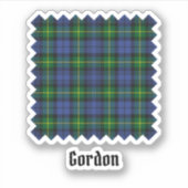Clan Gordon Tartan Sticker (Vorderseite)