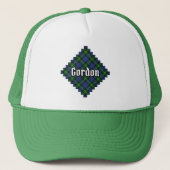 Clan Gordon Tartan Trucker Hat Truckerkappe (Vorderseite)