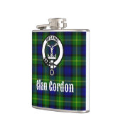 Clan Gordon Tartan Wappen Flachmann (Links)