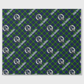 Clan Gordon Tartan Wappen Geschenkpapier (Flach)