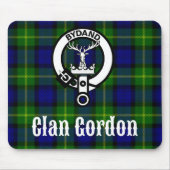 Clan Gordon Tartan Wappen Mousepad (Vorne)