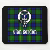 Clan Gordon Tartan Wappen Mousepad (Vorne)