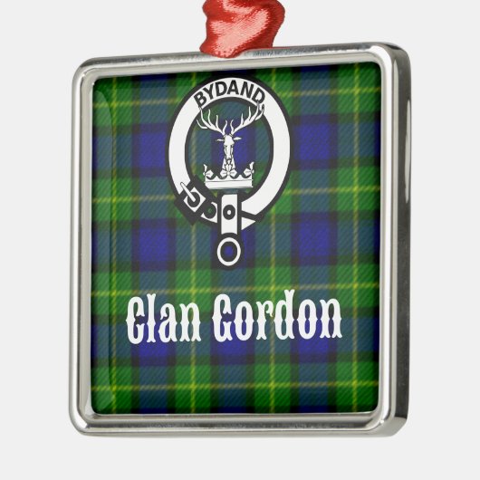 Clan Gordon Tartan Wappen Ornament Aus Metall (Links)