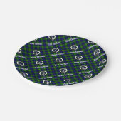 Clan Gordon Tartan Wappen Pappteller (Schrägansicht)