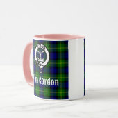 Clan Gordon Tartan Wappen Tasse (Vorderseite Links)