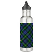 Clan Gordon Tartan Wasserflasche aus Edelstahl Edelstahlflasche (Rechts)