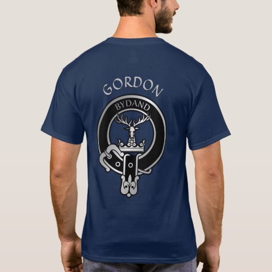 Clan Gordon Wappen T - Shirt (Rückseite)