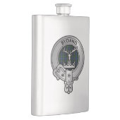 Clan Gordon Wappen & Tartan Flachmann (Rechts)