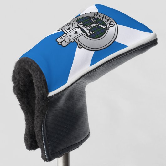 Clan Gordon Wappen & Tartan Golf Headcover (3/4 Vorderseite)