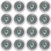 Clan Gordon Wappen & Tartan Knot Sticker (Vorderseite)