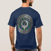 Clan Gordon Wappen & Tartan Knot T - Shirt (Rückseite)