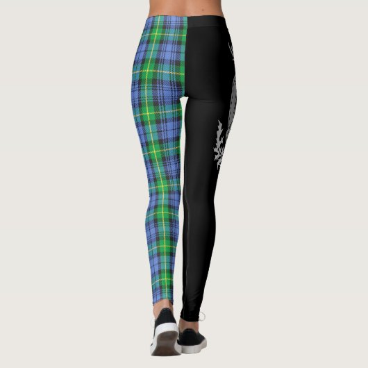 Clan Gordon Wappen & Tartan Leggings (Rückseite)