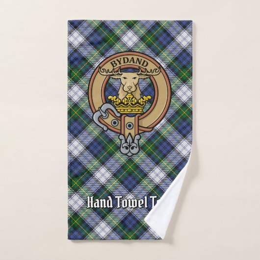 Clan Gordon Wappen über Dress Tartan Badhandtuch Set (Handtuch)